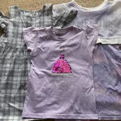 130センチ　ワンピース、トップスセット