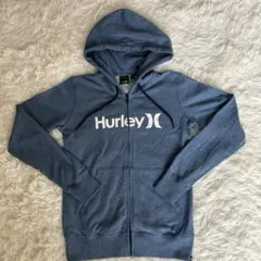 Hurley ハーレー フルジップパーカー Sサイズ ブルー 美品