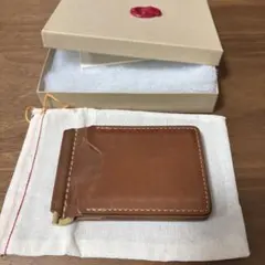 シェルコードバン マネークリップ ナチュラル 土屋鞄 cordovan