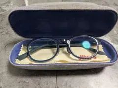 【子供用】JINS ブルーライトカットメガネ ネイビー