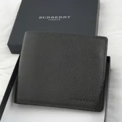 未使用品　箱付き　BURBERRY LONDON 二つ折り財布　ノバチェック