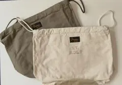 S*様 新品未使用　BEAMS PLUS巾着ドローストリングバッグ 2色セット