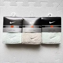 【新品未使用】NIKE ナイキ ポケットタオル ミニタオルハンカチ 3枚セットのサムネイル