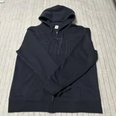 GAP ブラック フルジップ パーカー