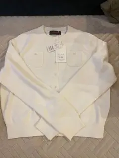 CABAN ホワイト カーディガン
