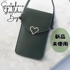 【新品未使用】スマホポーチ クリア窓付き ショルダー タッチ操作OK 斜めがけ
