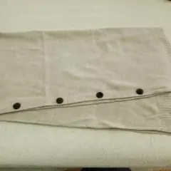 GU ボタン付きストール ベージュ