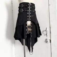 BODYLINE ボディライン ストライプ アシメスカート ハイウェストのサムネイル