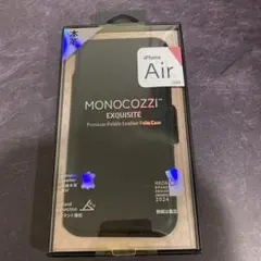 【新品未使用】iPhone Air 本革 手帳型 ケース ブラック