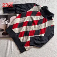 アーガイル ニット