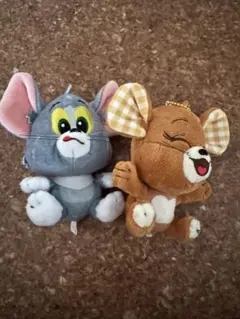 トムとジェリー　キーホルダー　マスコット　ぬいぐるみ　セット売り