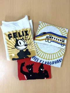キッズ 半袖 Tシャツ 3点セット E7系 かがやき 新幹線 120 130のサムネイル
