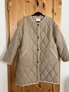 未使用＊ベージュ キルティングコート