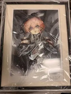 100枚限定 幼女戦記 十一番目の女神展 篠月しのぶ直筆サイン入りアート 