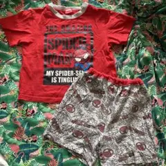 ⭐︎夏物処分⭐︎ マーベルスパイダーマン Tシャツとショートパンツセット　100