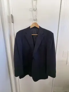 TOPVALU メンズ スーツジャケット ネイビー ストライプ 104E7 XL