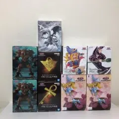 見切り品　遊戯王デュエルモンスターズフィギュア千年パズル&千年錠他　全9点