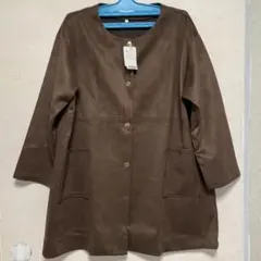 ノーカラーコート 3l