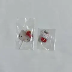 カラフルキャンディチャーム いちごめじるしアクセサリー キティセット