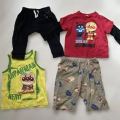 アンパンマン 半袖 Tシャツ　ノースリーブ　ズボン80〜100cm