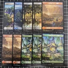 【まとめ売り】チョコボトラックFOIL基本土地5種2枚6セット MTG FF チョコボトラックfoil 基本土地セット 10枚チョコボバンドル