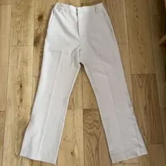 ローリーズファーム　ベージュ スリット入り スラックス