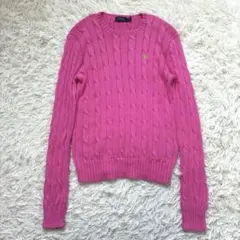 Ralph POLOラルフローレン　ポロ　コットン　ケーブル　ニットセーター
