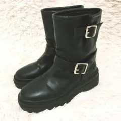 mystic ブラック エンジニアブーツ サイズ37 エンジニアブーツ（ブーツ）｜mystic（ミスティック）の