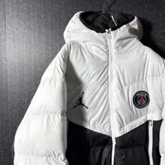 【★パリサンジェルマン×エアジョーダン】古着 アウター ダウンジャケット 白