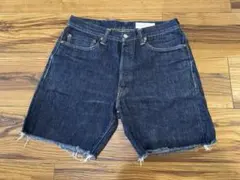 ボンクラ　ショートパンツ　デニム　セルビッチ　シンチバック　W32のサムネイル