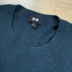 UNIQLO ダークグリーン カシミヤセーター M