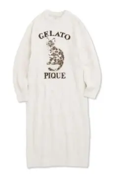 新品タグ付き　ジェラピケ　ワンピ　猫