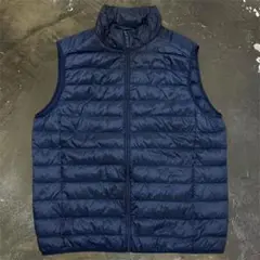 ★UNIQLO ユニクロ ウルトラライトダウンベスト XL ネイビー /13