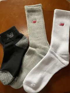 New Balance スポーツソックス3足セット