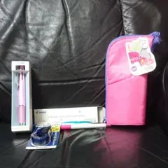 ペンケース&PILOT ボールペン、修正テープ セット