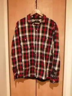 アールニューボールド　フランネルネルチェックシャツ 　XL ブルー系