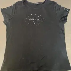 ANNE KLEIN NEW YORK 半袖Tシャツ ブラック L