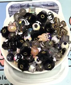 アクリルビーズ 黒 300ｇ