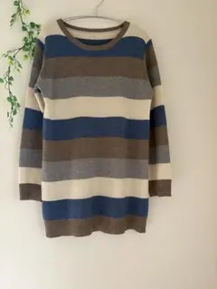 マルチボーダー ニット