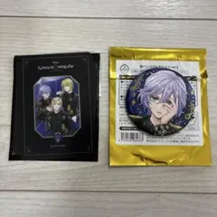 ツイステ ブレイジングジュエル エペル 缶バッジ ポムフィオーレ カード