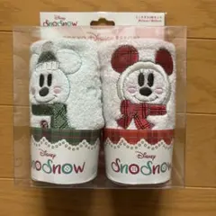 ディズニー　SnoSnow ミニタオル　2枚セット　ハンドタオル