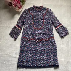 アナスイ　ハイネック長袖ワンピース　Sサイズ　made in U.S.A