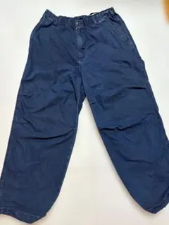 UNIQLO ネイビー ワイドパンツ Mサイズ