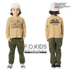 長袖Tシャツ130 スヌーピー子供エフフォーキッズ　F.O KIDS 130長袖