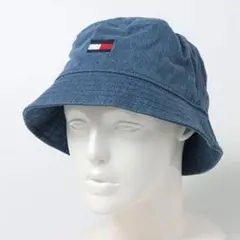 トミーヒルフィガー バケットハット S/M 69J7540-460 デニム