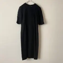 ピエールカルダン　フォーマルワンピース　ブラック黒　レース　9号　Mサイズ