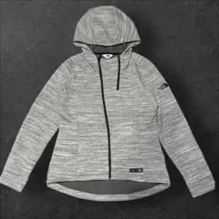 美品 ノースフェイス ホワイトレーベル ジップパーカー グレー L※140
