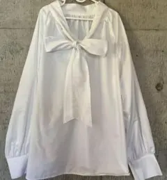 2wayボウタイブラウス