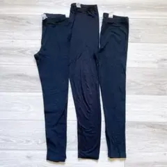 UNIQLO ブラックレギンス3点セット