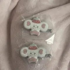 mikko リルアラモード　ふわっとフロッキークリップグミ　ヘアクリップ